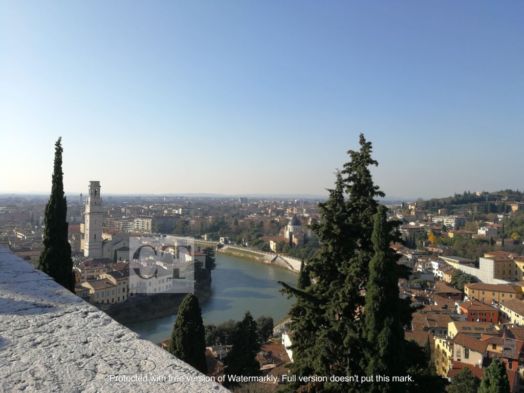 Il panorama da Castel San Pietro - Verona