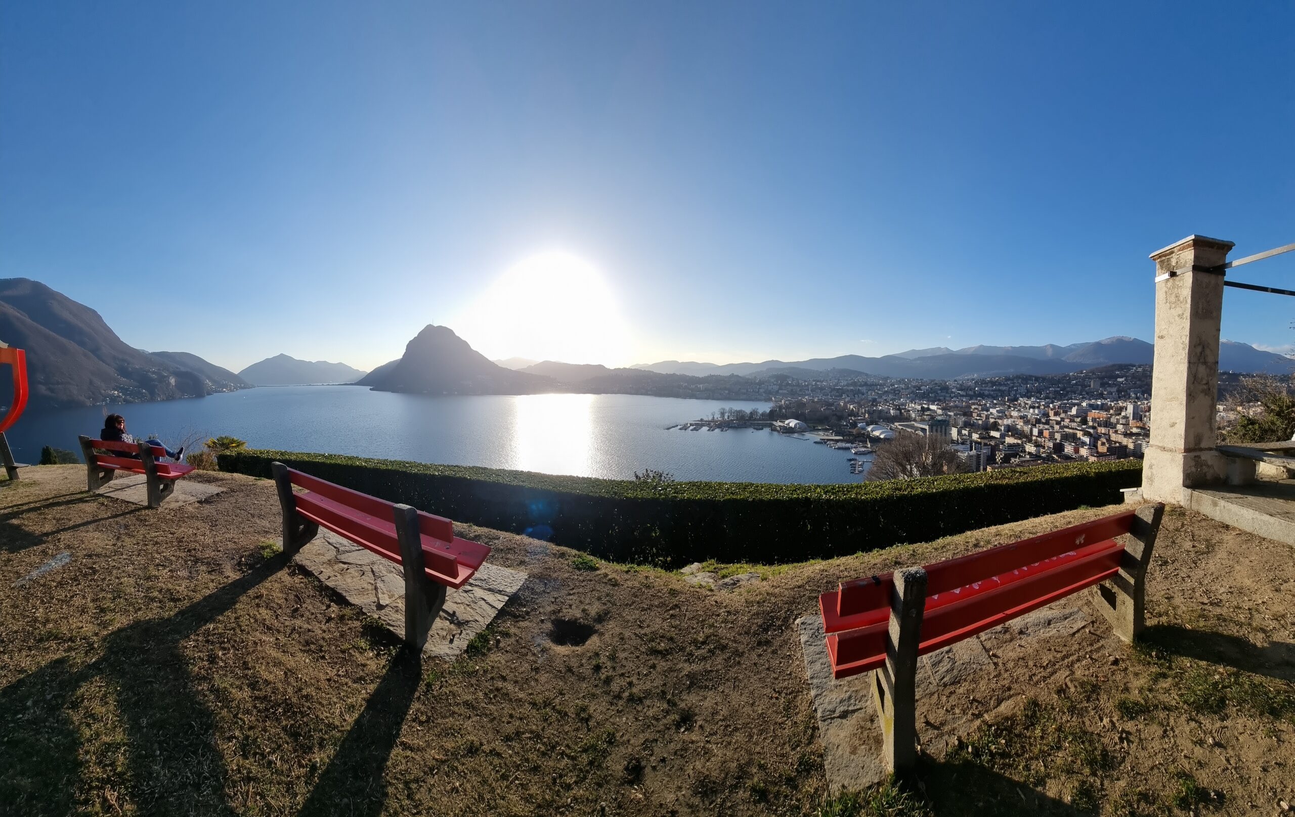 Il panorama pi bello su Lugano Parco San Michele